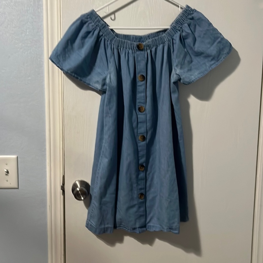 GIRLS size 16 XL denim dress